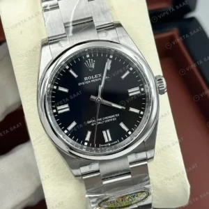 Rolex Oyster Perpetual 126000 36 mm Siyah Kadranlı Super Clone ETA Saat kırp kapak