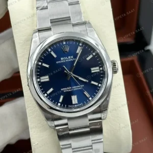 Rolex Datejust 36 mm 126200 Lacivert Kadranlı Oyster Bilezik Smooth / Domed (Düz) Bezel 3235 Super Clone ETA Saat kırp kapak