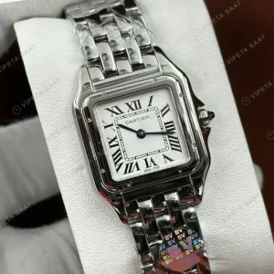 Cartier Santos 35 mm WSSA0029 Celik Arka Kapak Gorsel Super Clone ETA Saat kırp kapak