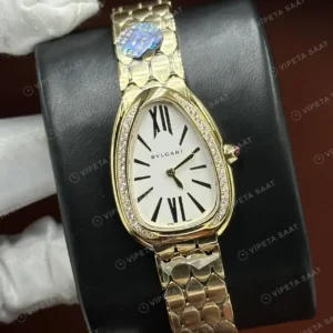 Bvlgari Serpenti 35 mm 102123 Serpenti Tubogas Altin Oval Kadran Super Clone ETA Saat kırp kapak