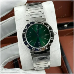 Bvlgari Octo Roma 34 mm 103798 Octo Roma Yesil Kadran Celik Super Clone ETA Saat kırp kapak