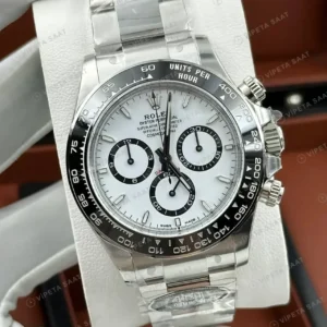 Rolex Daytona 126500LN Beyaz 4131 Super Clone ETA Saat kırp kapak