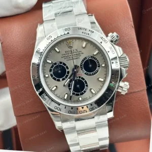Rolex Daytona Ghost Gri Oyster 4131 Super Clone ETA Saat kırp kapak