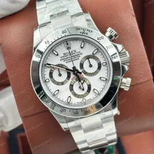 Rolex Daytona 116500LN Beyaz 4130 Super Clone ETA Saat kırp kapak