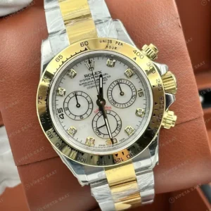 Rolex Daytona 126503 Two-Tone Panda 4131 Super Clone ETA Saat kırp kapak