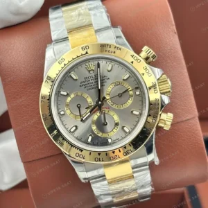 Rolex Daytona 116503 Two-Tone Gri 4130 Super Clone ETA Saat kırp kapak
