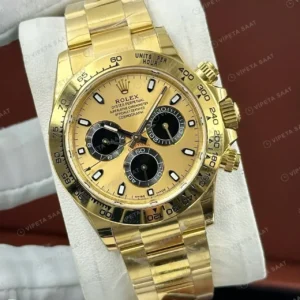 Rolex Daytona 126508 Yellow Gold Champagne 4131 Super Clone ETA Saat kırp kapak