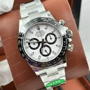 Rolex Daytona 116500LN Beyaz 4130 Cerachrom Super Clone ETA Saat kırp kapak