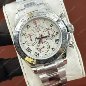 Rolex Daytona 116500LN Beyaz 4130 Tachymeter Super Clone ETA Saat kırp kapak