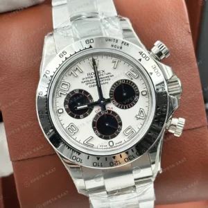 Rolex Daytona 126500LN Siyah 4131 Cosmograph Super Clone ETA Saat kırp kapak