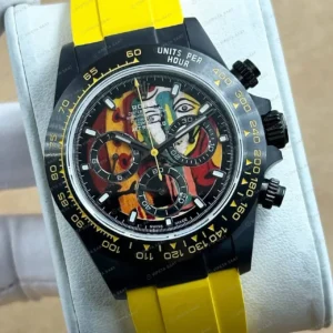 Rolex Daytona ACT REGULATED Picasso Seramik 4130 Super Clone ETA Saat kırp kapak