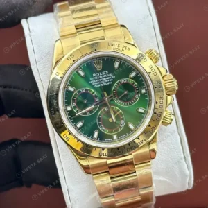 Rolex Daytona 126508 Yellow Gold Champagne 4131 Oyster Super Clone ETA Saat kırp kapak