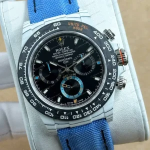 Rolex Daytona DiW Karbon Kasa Mavi Kordon 4130 Super Clone ETA Saat kırp kapak