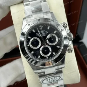 Rolex Daytona 116500LN Siyah 4130 V9 Super Clone ETA Saat kırp kapak