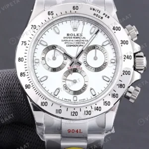 Rolex Daytona Beyaz Super Clone ETA Saat kırp kapak