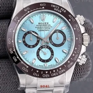 Rolex Daytona Buz Mavi Cerachrom Super Clone ETA Saat kırp kapak