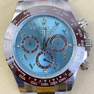 Rolex Daytona Buz Mavi Cerachrom Cosmograph Super Clone ETA Saat kırp kapak