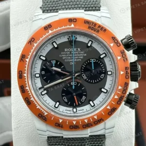 Rolex GMT-Master II Siyah Kadran Turuncu Detay Kumaş Super Clone ETA Saat kırp kapak