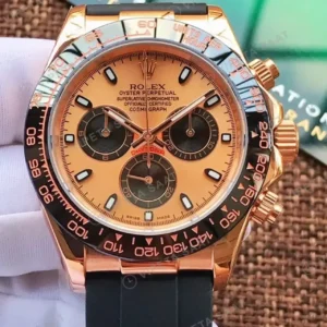 Rolex Daytona Siyah Cerachrom Super Clone ETA Saat kırp kapak