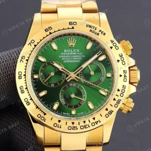 Rolex Daytona Yeşil Super Clone ETA Saat kırp kapak