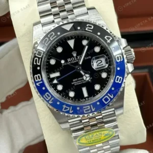 Rolex GMT-Master II 126710BLNR Batgirl 40mm Jubilee Super Clone ETA Saat kırp kapak