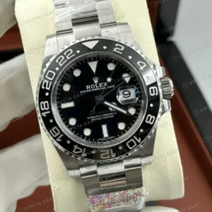 Rolex GMT-Master II 116710LN Siyah Cerachrom Oyster Super Clone ETA Saat kırp kapak