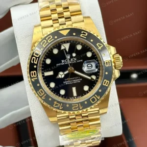 Rolex GMT-Master II 126718GRNR Zombie Gold Jubilee Super Clone ETA Saat kırp kapak