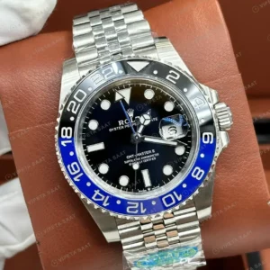 Rolex GMT-Master II 126710BLNR Batgirl Jubilee Super Clone ETA Saat kırp kapak