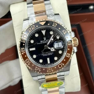Rolex GMT-Master II 126711CHNR Root Beer Oyster Super Clone ETA Saat kırp kapak