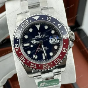 Rolex GMT-Master II 126710BLRO Pepsi Cerachrom Oyster Super Clone ETA Saat kırp kapak