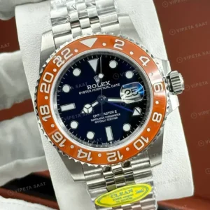 Rolex GMT-Master II 116710LN Siyah Cerachrom Jubilee Super Clone ETA Saat kırp kapak