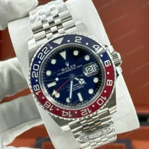 Rolex GMT-Master II 126710BLRO Pepsi 904L Çelik Clean factory Jubilee ETA Saat kırp kapak