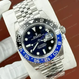 Rolex GMT-Master II 126710BLNR Batgirl 40mm Clean Jubilee Super Clone ETA Saat kırp kapak