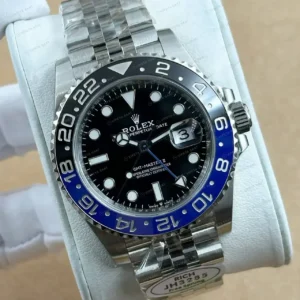 Rolex GMT-Master II 126710BLNR Batgirl Rıch Factory Super Clone ETA Saat kırp kapak