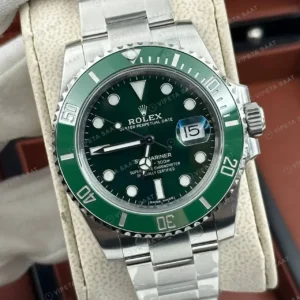 Rolex Submariner Hulk 116610LV 40 mm Super Clone ETA Saat kırp kapak