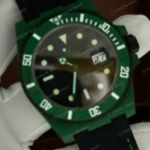 Rolex Submariner 126610LN 41 mm Yeşil Kadranlı Super Clone ETA Saat kırp kapak