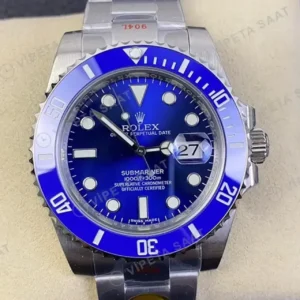 Rolex Submariner Mavi Super Clone ETA Saat kırp kapak