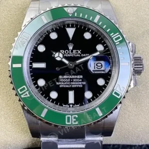 Rolex Submariner Starbucks 126610LV 41 mm Super Clone ETA Saat kırp kapak