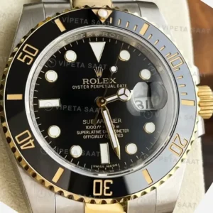Rolex Submariner 126613LN 41 mm Two-Tone Super Clone ETA Saat kırp kapak