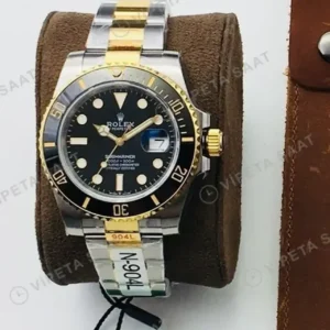 Rolex Submariner 116613LN 40 mm Two-Tone Super Clone ETA Saat kırp kapak