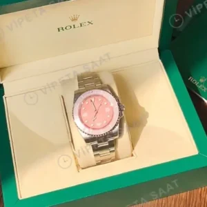 Rolex Submariner Pembe Super Clone ETA Saat kırp kapak