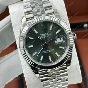 Rolex Datejust 126334 Mint Yeşil Jubilee Fluted Super Clone ETA Saat kırp kapak