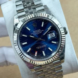 Rolex Datejust 126334 Blue Dial Jubilee Super Clone ETA Saat kırp kapak