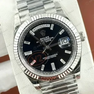 Rolex Datejust 126334 41 mm Siyah Kadranlı 2 Super Clone ETA Saat kırp kapak