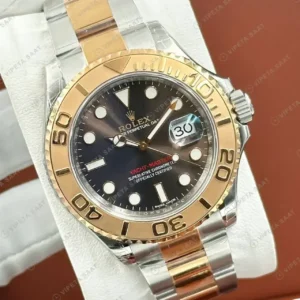 Rolex Yacht-Master 40 126621 Kahve Kadran Everose Rolesor Super Clone ETA Saat kırp kapak