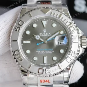 Rolex Yacht-Master Gri Super Clone ETA Saat kırp kapak