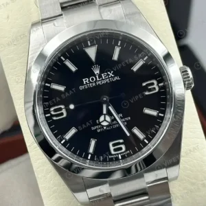 Rolex Explorer 124270 36 mm Siyah Kadranlı Super Clone ETA Saat kırp kapak