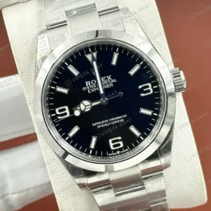 Rolex Datejust 126234 41 mm Siyah Kadranlı Jubilee Super Clone ETA Saat kırp kapak