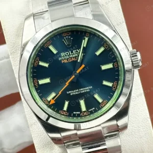 Rolex Milgauss 116400GV 40 mm Yeşil Kadranlı Super Clone ETA Saat kırp kapak