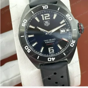 TAG Heuer Formula 1 Siyah Kadran Kauçuk Gece Super Clone ETA Saat kırp kapak